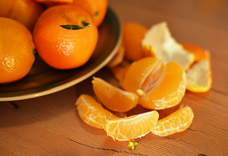 Mandarinas para mantenerse en forma
